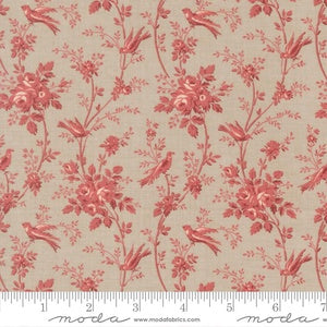 Fleur De Paris Oiseaux Florals Birds M13996 15 Smoke - By French General