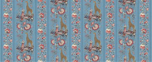 Regency Zarafa Giraffe Border Light Blue By Christopher Wilson-Tate M42350-12