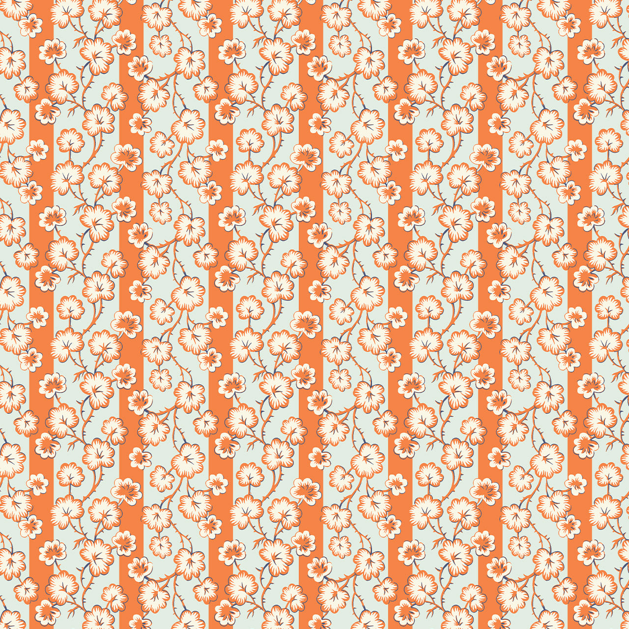 Dutch Heritage DHER2024-2 Orange Stripe Stoneleigh by Susan Smith