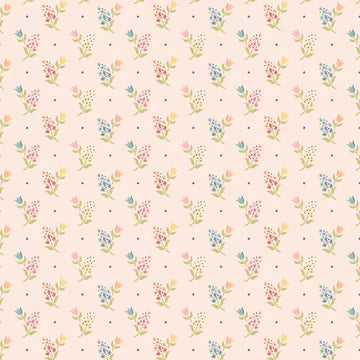 Wildwood Dwelling Sprigs and Tulips Lt Blush - WW25114