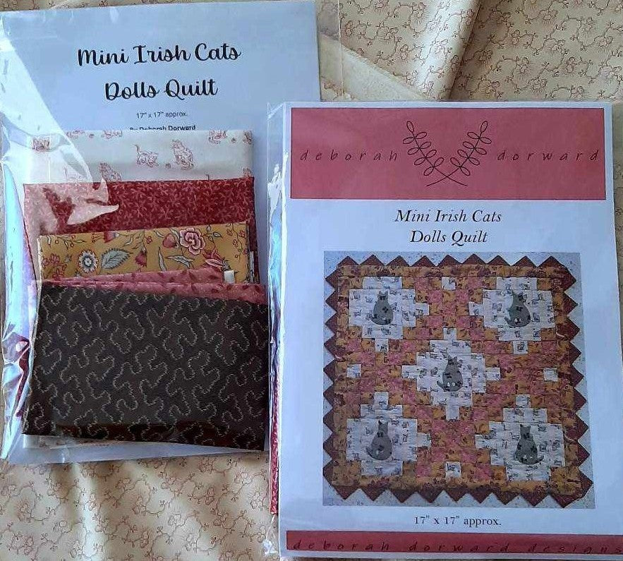 Mini Irish Cat Doll Quilt Kit