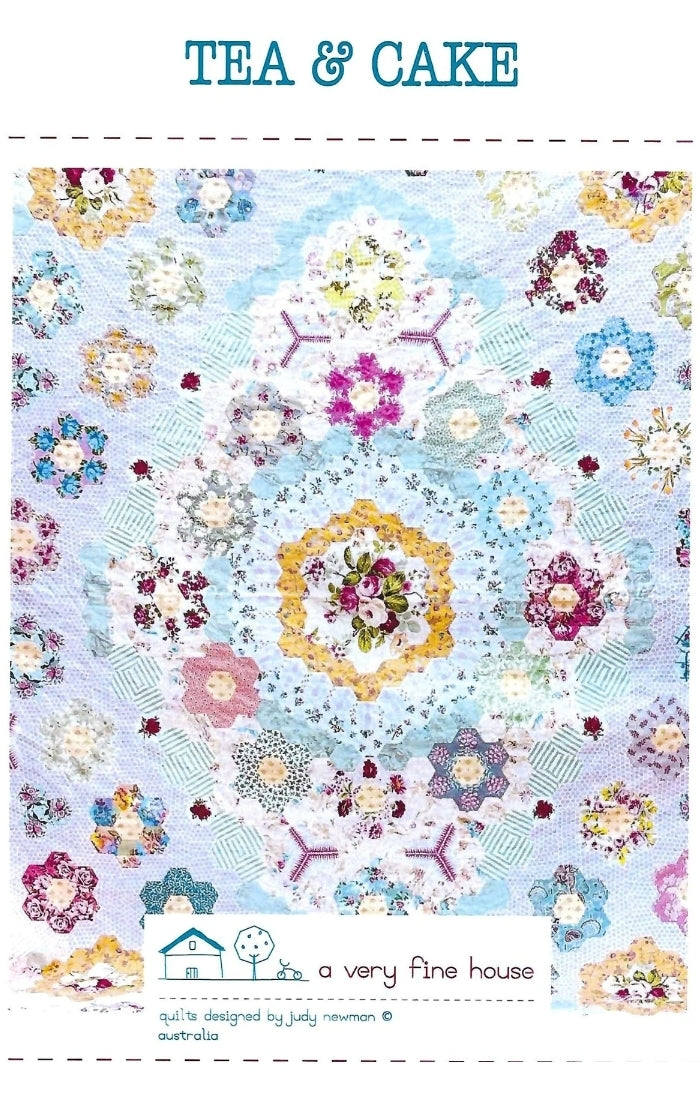 Tea & Cake Pattern and Template Set by Judy Newman