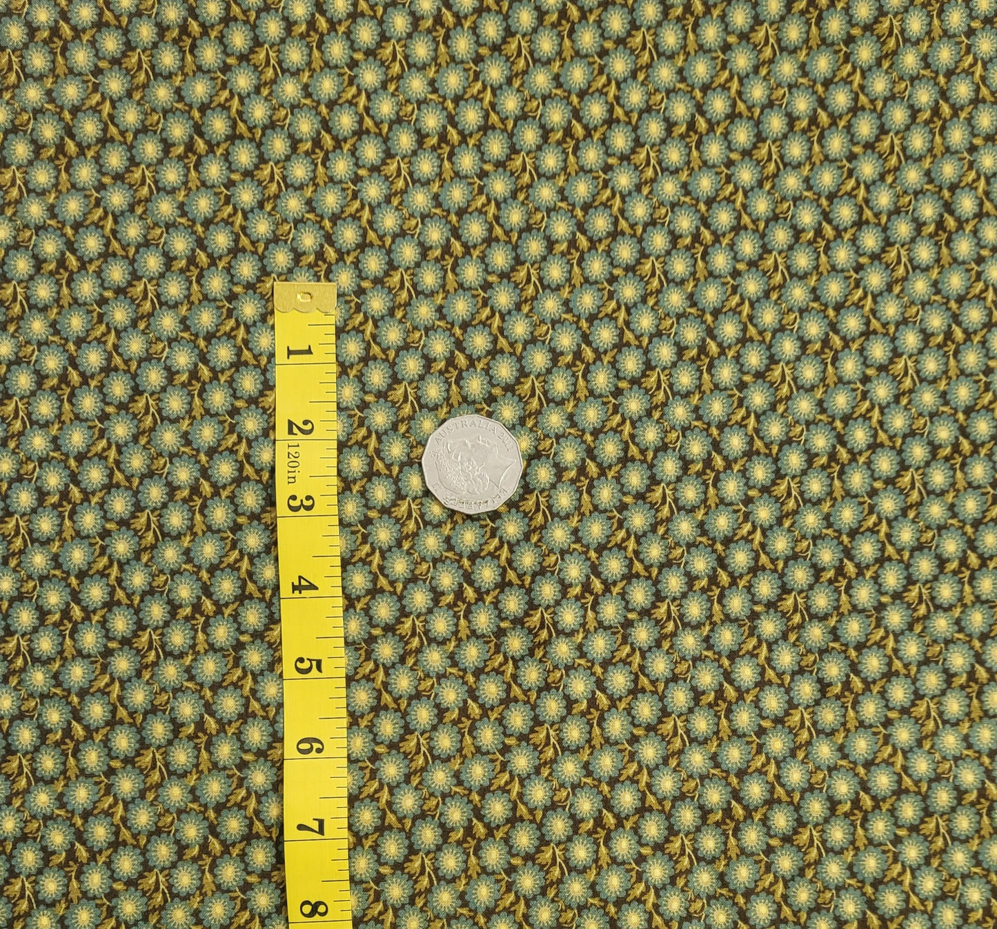 Blue Flower Fabric 1 Metre - SP337