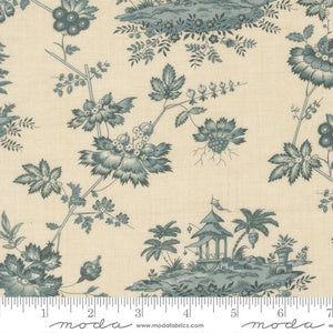 Fleur De Paris Jardinage Florals Scenic  M13992 13 French Blue - By French General