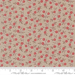 Fleur De Paris Topiare Florals Vines M13995 14 Smoke - By French General
