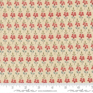 Fleur De Paris Paquerette Checks and Plaids Floral M13997 11 Pearl - By French General
