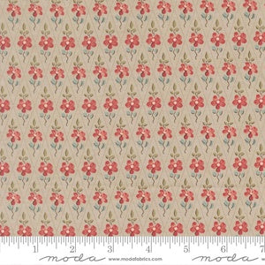 Fleur De Paris Paquerette Checks and Plaids Floral M13997 14 Smoke - By French General