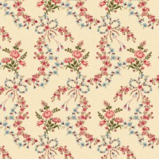 Yeoville 3014-44 Cream Floral Swags - By Michelle Yeo