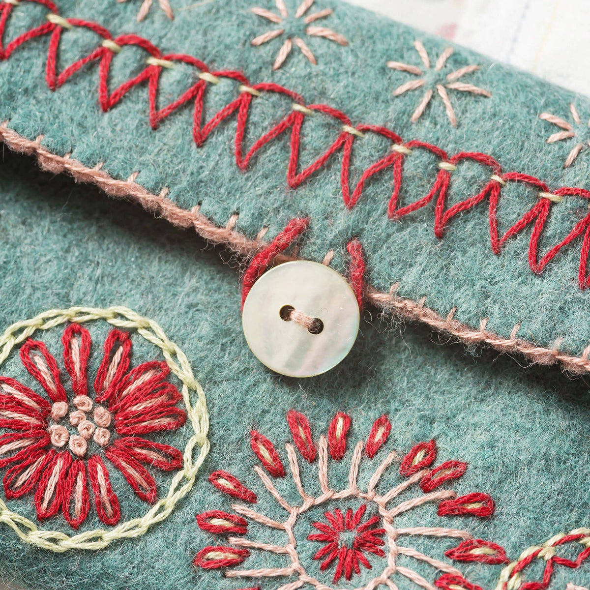 Sewing Pouch Felt Craft Mini Kit: English