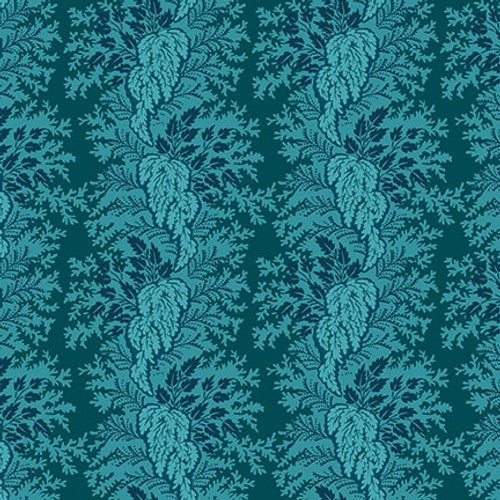 Mariakerke Serpentine Stripe Teal 3358-76 By Michelle Yeo