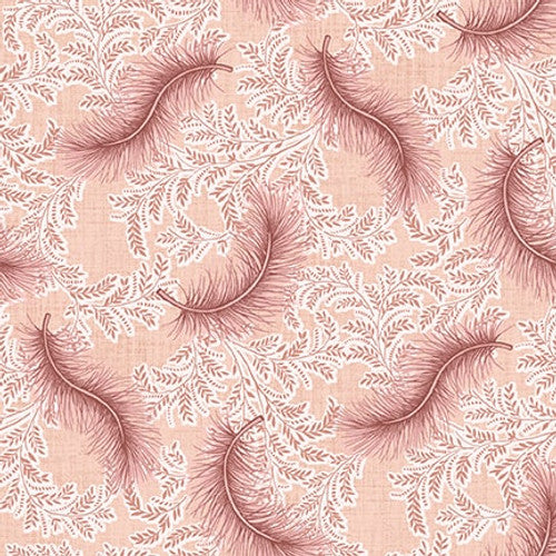 Mariakerke Feathers and Vines Pink 3359-22 By Michelle Yeo