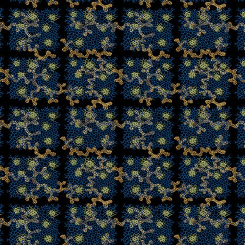 Mariakerke Coral Plaid Prussian 3362-77 By Michelle Yeo