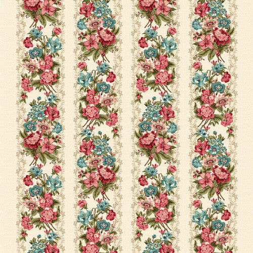 Mariakerke Border Stripe Cream 3365-44 By Michelle Yeo