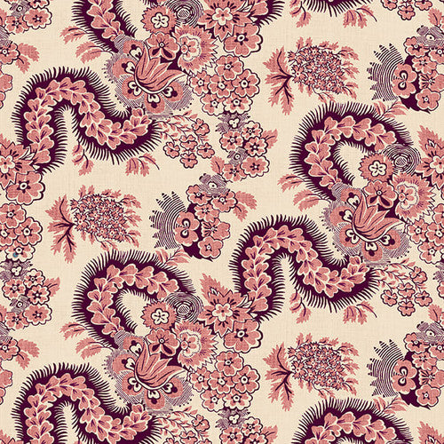 Mariakerke Serpentine Pink Aubergine 3366-85 By Michelle Yeo