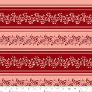 Philomena Stripe 3478-82 Red/Pink