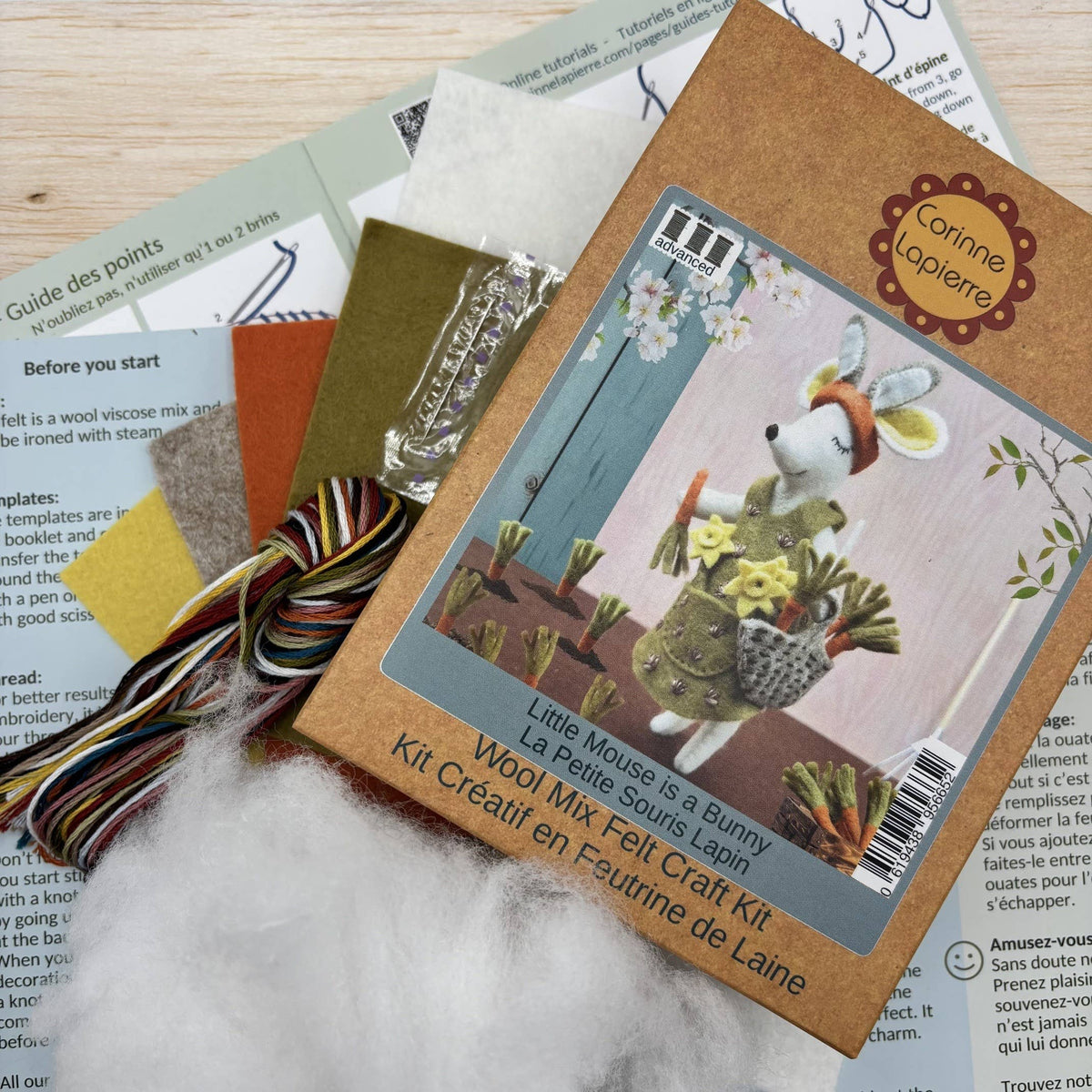 Little Mouse is a Bunny Felt Craft Mini Kit: