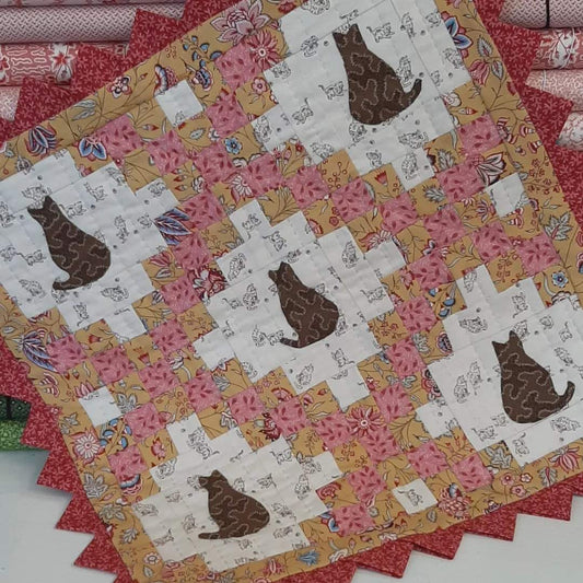 Mini Irish Cat Doll Quilt Kit