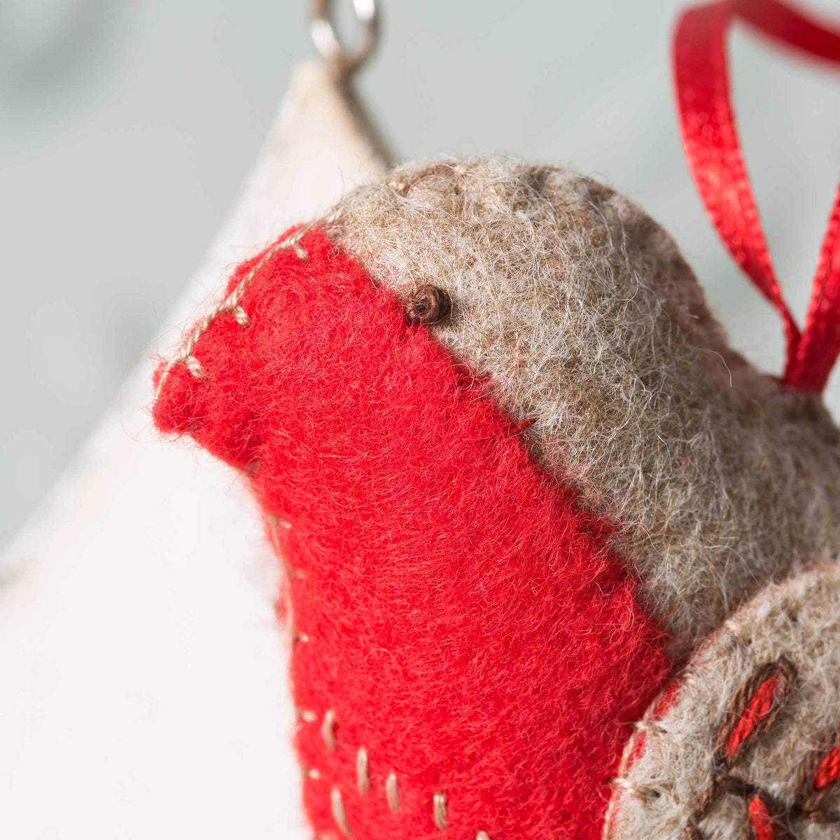 Embroidered Robin Felt Craft Mini Kit:
