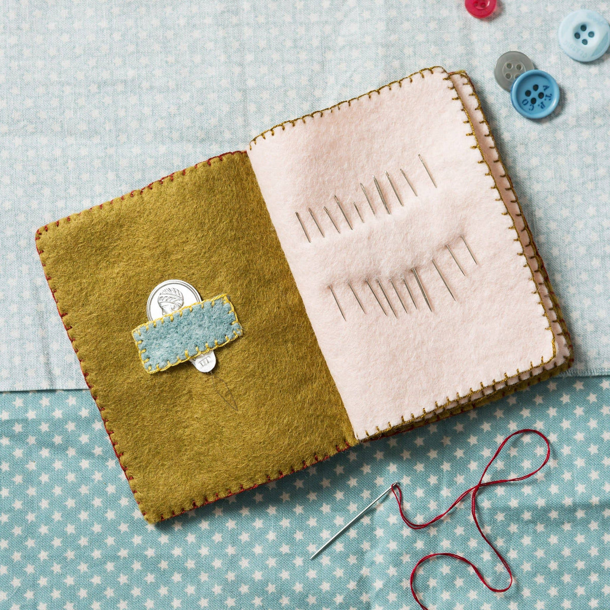 Needle Case  Felt Craft Mini  Kit: English