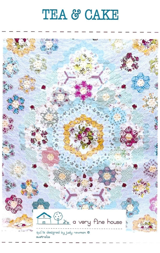 Tea & Cake Pattern and Template Set by Judy Newman