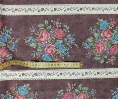 Floral Border Print 2.5 Metres - SP318A